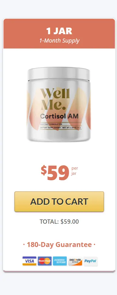 Buy Cortisol AM 1 Bottle
